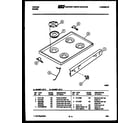 Tappan 30-3857-23-05 cooktop parts diagram
