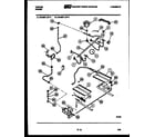 Tappan 30-3857-23-05 burner, manifold and gas control diagram