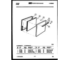 Tappan 32-1008-00-02 door parts diagram