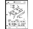Tappan 30-3987-00-05 cooktop parts diagram