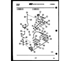Tappan 30-3987-00-06 burner, manifold and gas control diagram