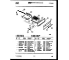 Tappan 72-7657-23-02 broiler drawer parts diagram