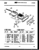 Broiler drawer parts