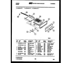 Tappan 30-3148-23-03 broiler drawer parts diagram