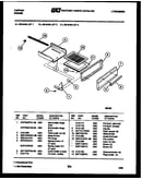 Broiler drawer parts