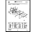 Tappan 30-3148-00-02 door parts diagram