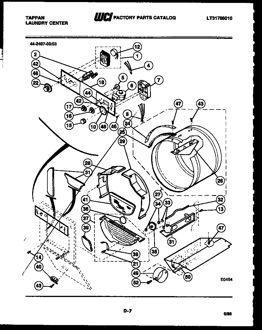 Console, control and drum