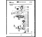 Tappan 44-2407-00-03 washer drive system and pump diagram