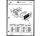 Tappan 30-6237-00-03 door parts diagram