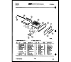 Tappan 30-2237-00-03 broiler drawer parts diagram