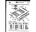 Tappan 30-4987-23-05 cooktop parts diagram