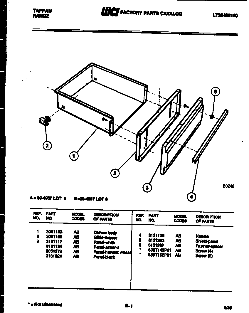 DRAWER PARTS