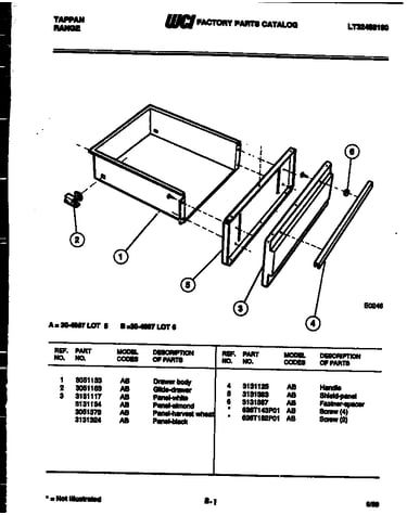 Drawer parts