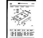 Tappan 72-3657-00-04 cooktop parts diagram