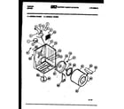 Tappan 49-2828-23-01 cabinet and component parts diagram