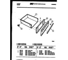 Tappan 30-4997-66-03 drawer parts diagram