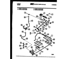 Tappan 30-4997-08-01 burner, manifold and gas control diagram