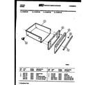 Tappan 72-7977-23-06 drawer parts diagram