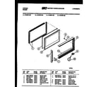 Tappan 72-3977-23-06 upper oven door parts diagram