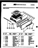 Broiler drawer parts