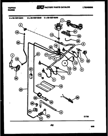 Burner, manifold and gas control