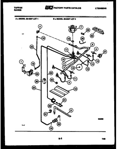 Burner, manifold and gas control