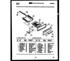 Tappan 32-2227-66-02 broiler drawer parts diagram