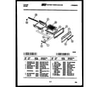 Tappan 30-2538-23-02 broiler drawer parts diagram