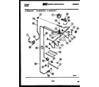Tappan 30-2138-00-01 burner, manifold and gas control diagram