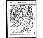 Tappan 44-2408-23-01 cabinet parts and heater diagram