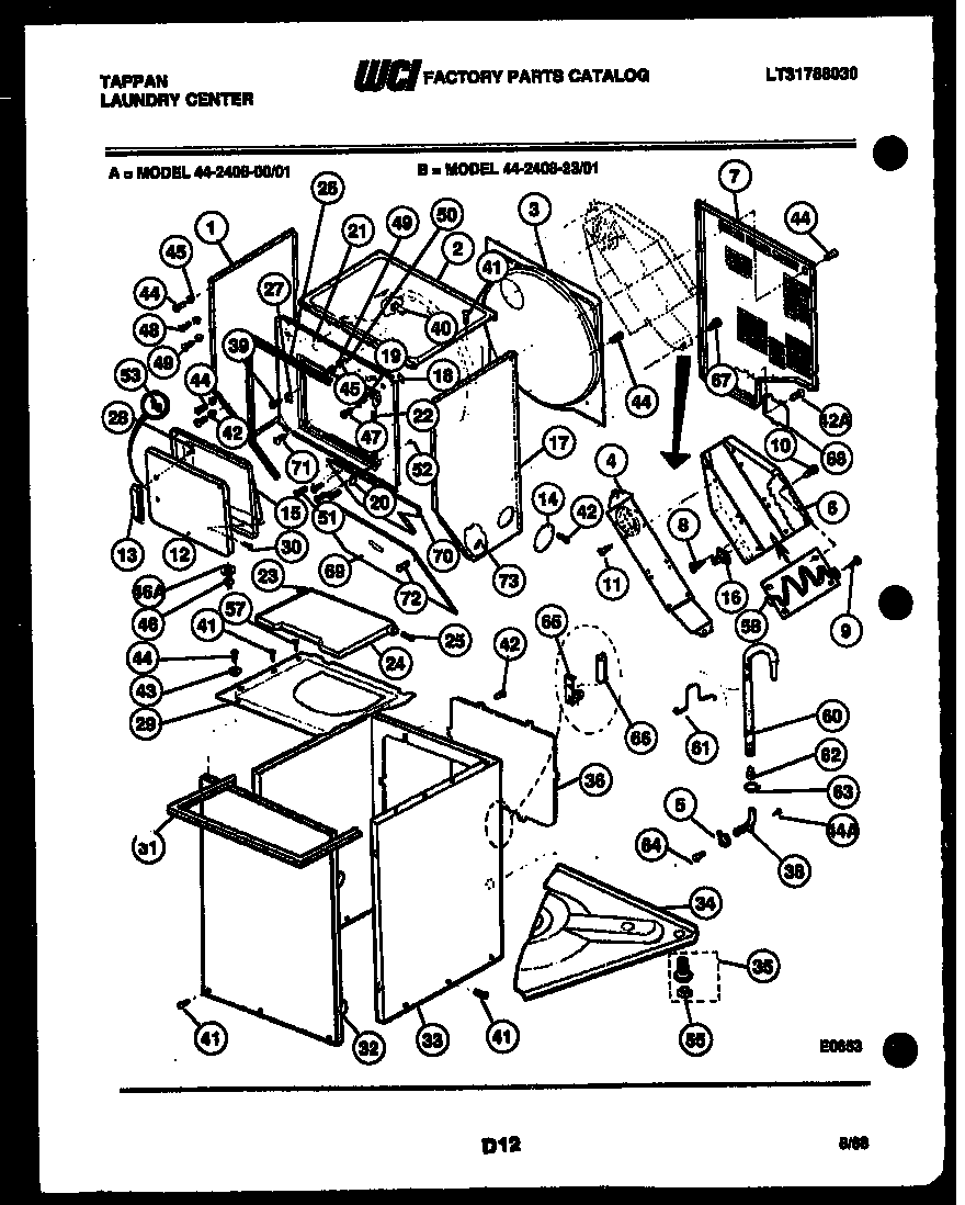 Cabinet parts and heater