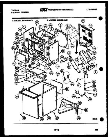 Cabinet parts and heater