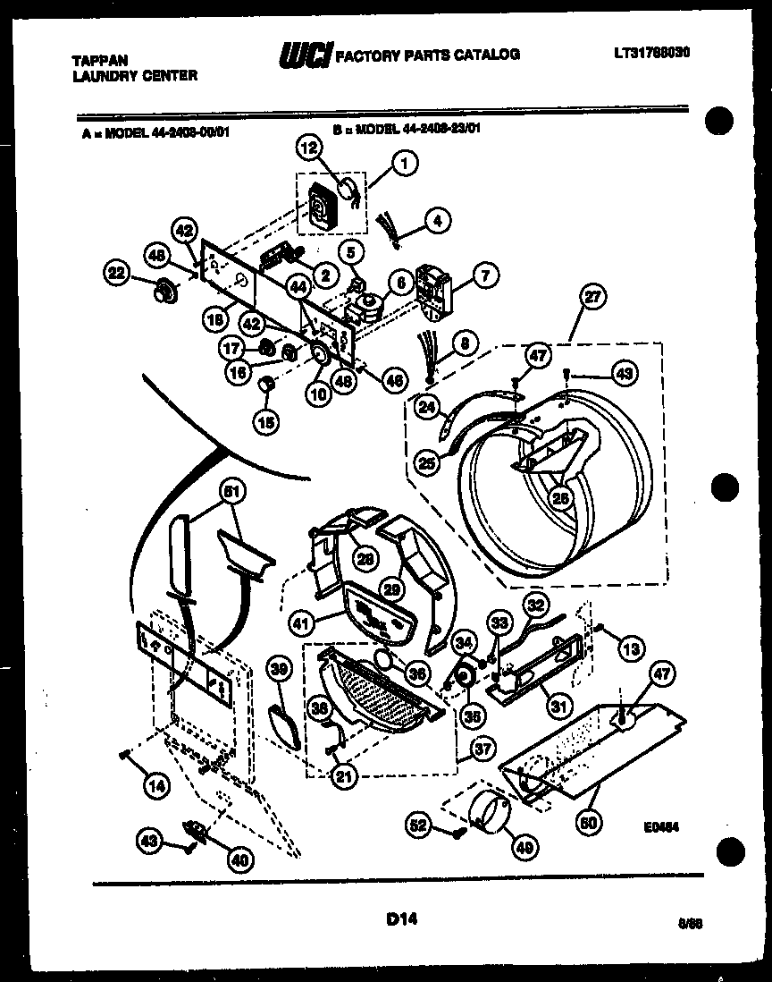 Console, control and drum