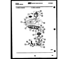 Tappan 44-2408-23-01 washer drive system and pump diagram