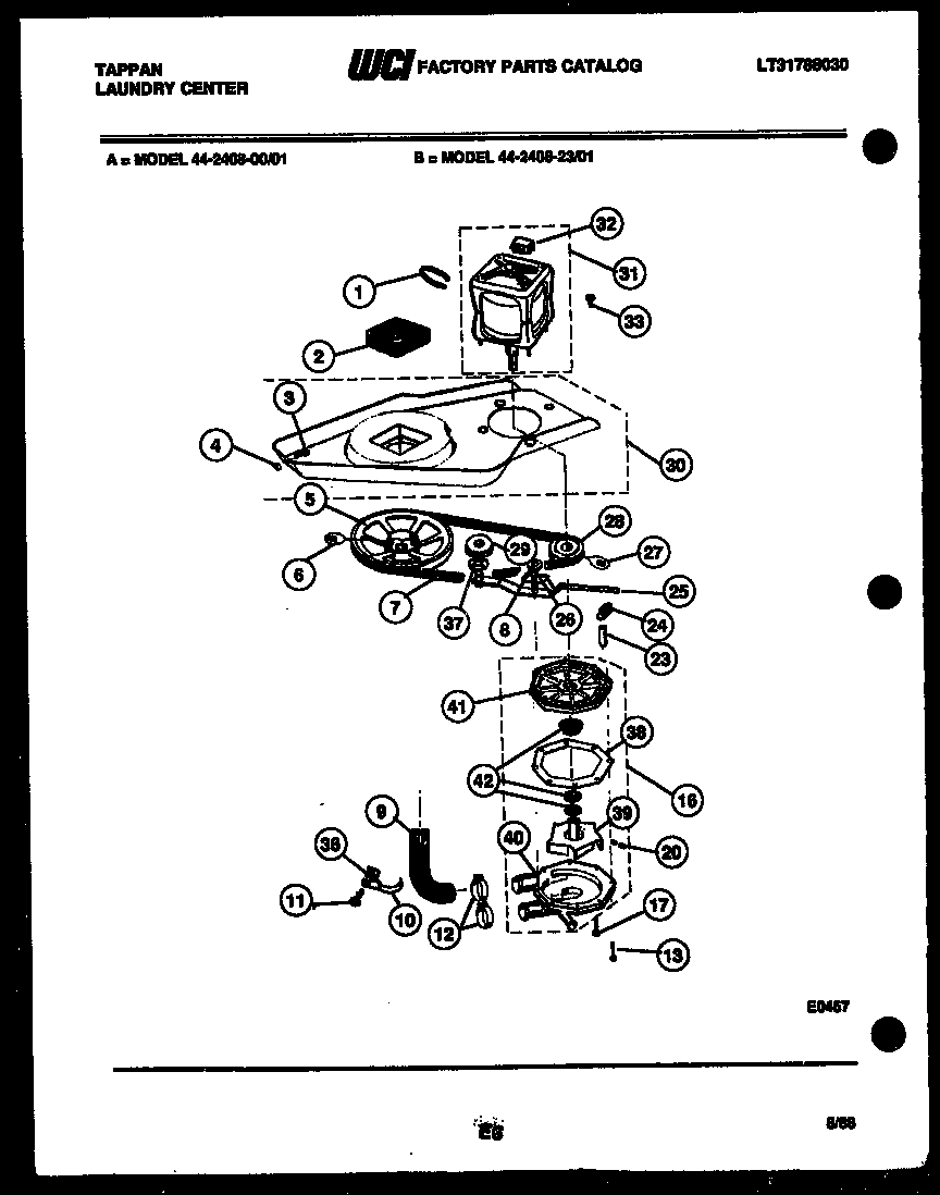 Washer drive system and pump