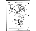 Tappan 32-1038-00-02 burner, manifold and gas control diagram
