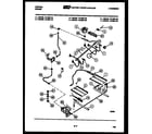 Tappan 76-8967-00-04 burner, manifold and gas control diagram