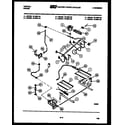 Tappan 76-4967-66-06 burner, manifold and gas control diagram