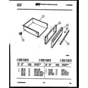 Tappan 76-4967-66-06 drawer parts diagram