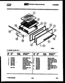 Broiler drawer parts