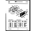 Tappan 30-2538-66-03 door parts diagram