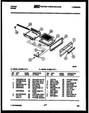 Broiler drawer parts