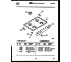 Tappan 30-2757-23-03 cooktop parts diagram