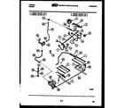 Tappan 30-6757-23-03 burner, manifold and gas control diagram