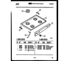 Tappan 30-6757-23-06 cooktop parts diagram