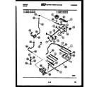 Tappan 30-6757-23-05 burner, manifold and gas control diagram