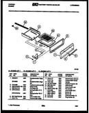 Broiler drawer parts