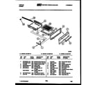 Tappan 32-2637-08-03 broiler drawer parts diagram