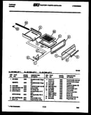 Broiler drawer parts