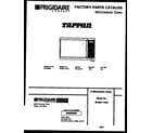 Tappan 56-9381-10-03 front cover diagram